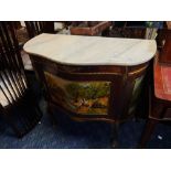 FRENCH STYLE MARBLE TOP CABINET