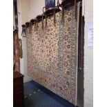 FINE CENTRAL PERSIAN KASHAN CARPET 350CMS X 255CMS