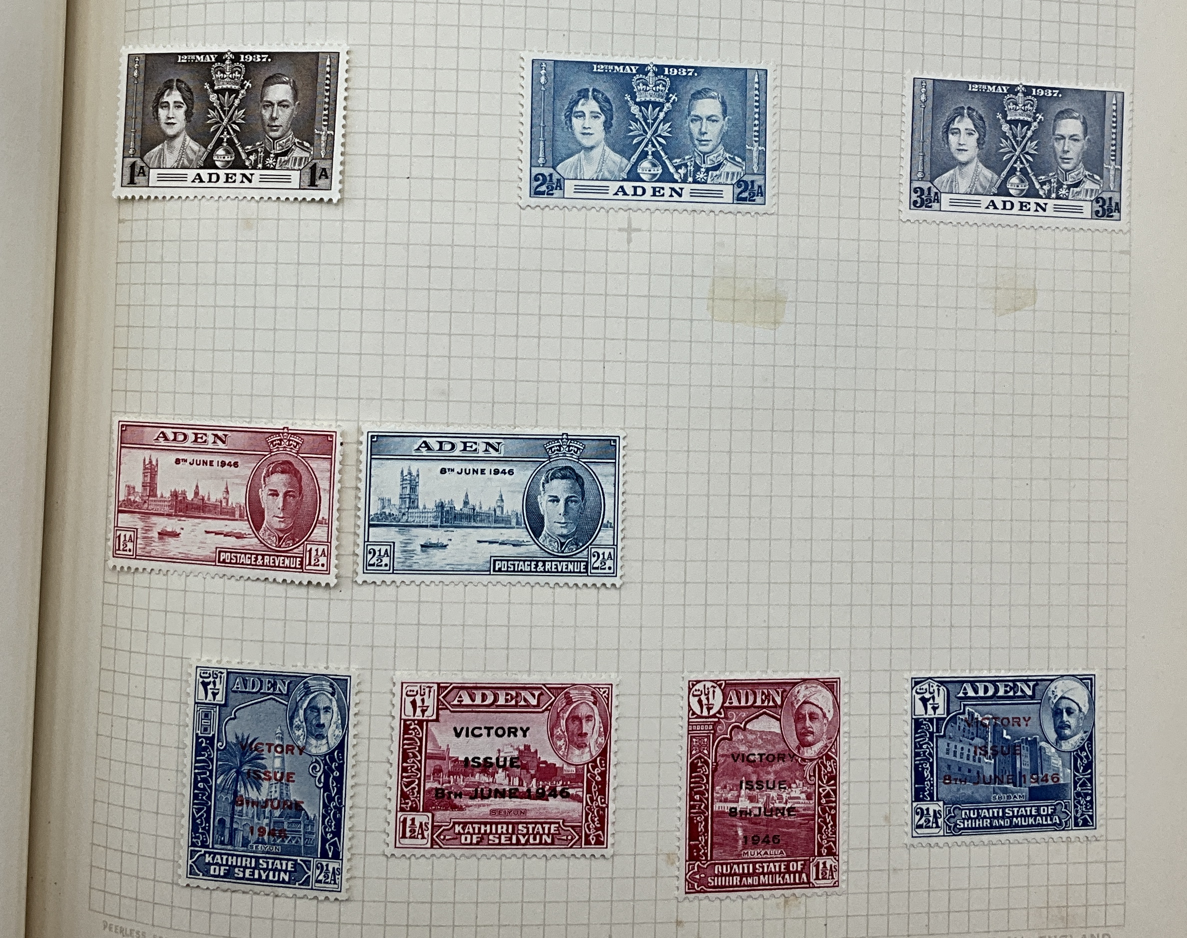 MINT QUEEN VICTORIA JUBILEE SET & SOME MINT EARLY COMMONWEALTH STAMPS IN ALBUM - HIGH VALUE - Image 7 of 15