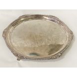 H/M SILVER SALVER IMPERIAL 46OZS APPROX