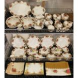 12 PIECE ROYAL ALBERT OLD COUNTRY ROSES CHINA & OTHER