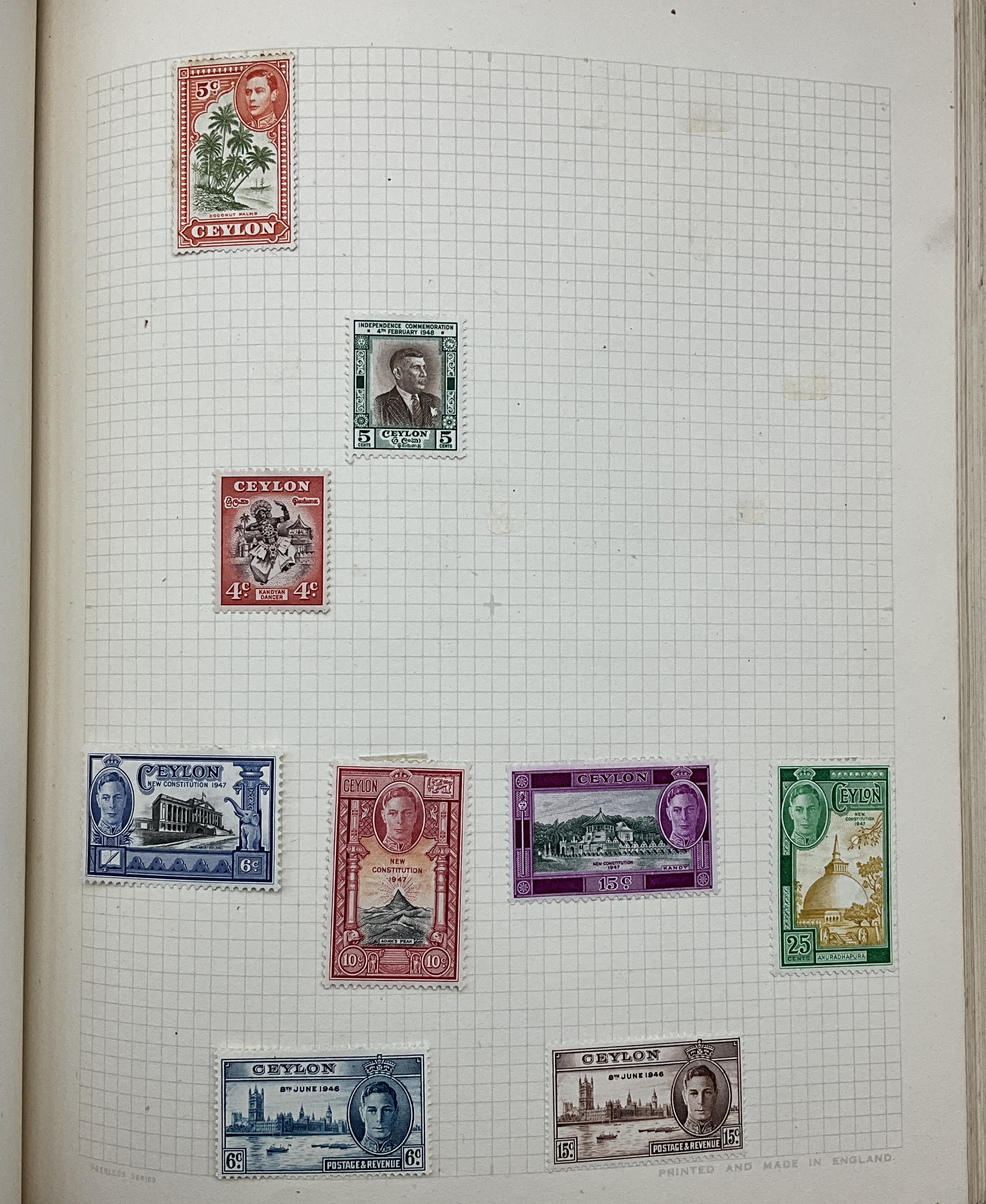 MINT QUEEN VICTORIA JUBILEE SET & SOME MINT EARLY COMMONWEALTH STAMPS IN ALBUM - HIGH VALUE - Image 5 of 15