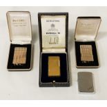 COLLECTION OF LIGHTERS TO INCLUDE BOXED DUNHILL LIGHTER & ZIPPO