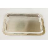 STERLING SILVER BIRMINGHAM HALLMARKED TRAY 17 OZS APPROX