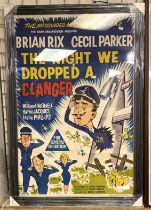 ORIGINAL MOVIE POSTER ''THE NIGHT WE DROPPED A CLANGER'' - 74CMS X 109CMS