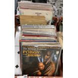 TRAY OF LP'S, 33'S ETC - SOME CLASSICAL