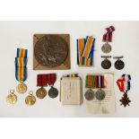 QTY OF MEDALS, WW1, WW2