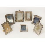 LARGE COLLECTION OF HM SILVER FRAMES - SOME A/F