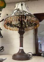 LARGE TIFFANY STYLE TABLE LAMP 70CMS (H)