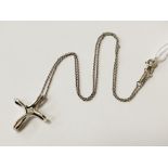 TIFFANY & CO INFINITY CROSS & CHAIN SIGNED BY PERRETT