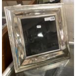 LARGE CONTINENTAL SILVER PHOTO FRAME 34CMS SQ