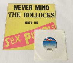 1977 ORIGINAL 11 TRACK''NEVER MIND THE BOLLOCKS'' FIRST PRESS VINYL BY THE SEX PISTOLS WITH 7 INCH