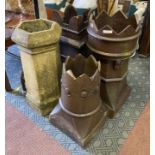 COLLECTION OF CHIMNEY POTS