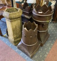 COLLECTION OF CHIMNEY POTS