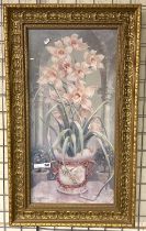 GILT FRAMED PRINT 'RUTH BADERIAN' 74CMS X36CMS TO FRAME