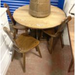 TABLE & FOUR HAND MADE CHAIRS