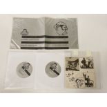 A FACTORY SAMPLE DOUBLE VINYL EP BY FACTORY RECORDS, ORIGINAL PRESS WITH ALL 5 STICKERS, JOY