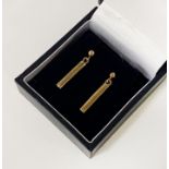 9 CARAT GOLD DROP EARRINGS