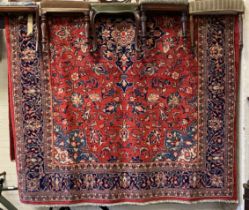 FINE CENTRAL PERSIAN SAROUK MAHAL CARPET 330CMS X 230CMS