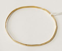 22CT GOLD BANGLE 6.8 GRAMS