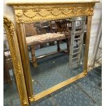 GILTWOOD OVERMANTLE MIRROR