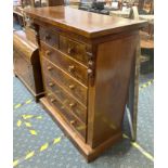 6 DRAWER MAHOGANY CHEST - A/F