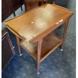 REMPLOY TEAK DRINKS TROLLEY