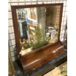 DRESSING TABLE MAHOGANY MIRROR