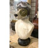 DOG RACING DRIVER BUST 50CMS (H)