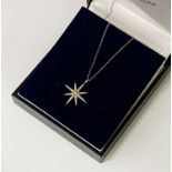 NORTH STAR PENDANT AND CHAIN