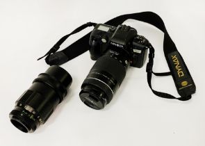 MINOLTA CAMERA WITH TWO LENSES