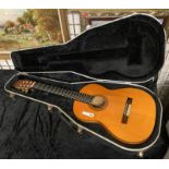 VINCENT SANCHIS LUTHIER MODEL 40 ACOUSTIC FLAMENCO GUITAR WITH SOLID FLIGHT CASE