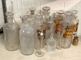 COLLECTION OF APOTHECARY BOTTLES