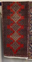 FINE NORTH WEST PERSIAN SENNAH RUNNER 300CMS X 85CMS