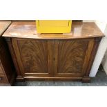 MAHOGANY 2 DOOR CABINET