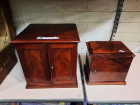 2 COIN CHESTS - ONE IS 30CMS X 287CMS THE OTHER IS 20CMS X 20CMS A/F
