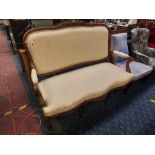 QUEEN ANN STYLE 3 SEATER SETTEE