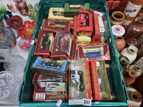BOX OF YESTERYEAR / MATCHBOX CARS ETC BOXED