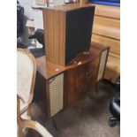 PORTADYNE STEREOGRAM 1960'S WITH A PAIR OF RANK SPEAKERS