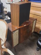 PORTADYNE STEREOGRAM 1960'S WITH A PAIR OF RANK SPEAKERS