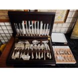 AUTHER PRICE CANTEEN OF CUTLERY WITH PASTRY FORK SET