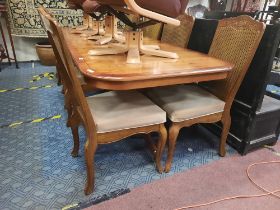 DINING TABLE & EIGHT CHAIRS