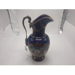 SEVRES FLORAL JUG 30.5CMS (H) APPROX