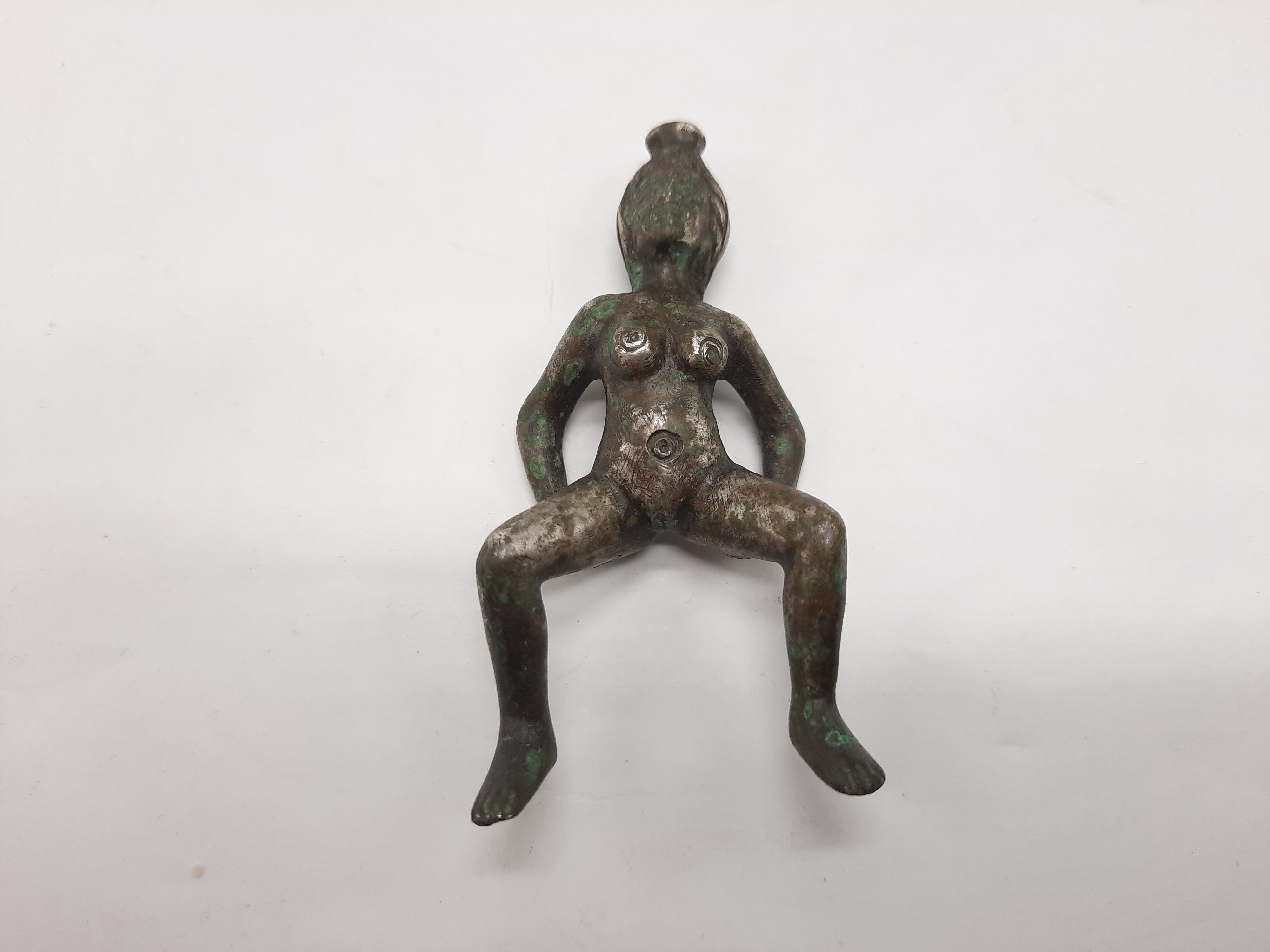 SILVER & COPPER EROTIC IDOL OF CYBELE