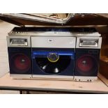 1979 SHARP RECORD PLAYING BOOMBOX MADE IN JAPAN WITH TAPE DECK
