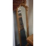 GILT WOOD MIRROR