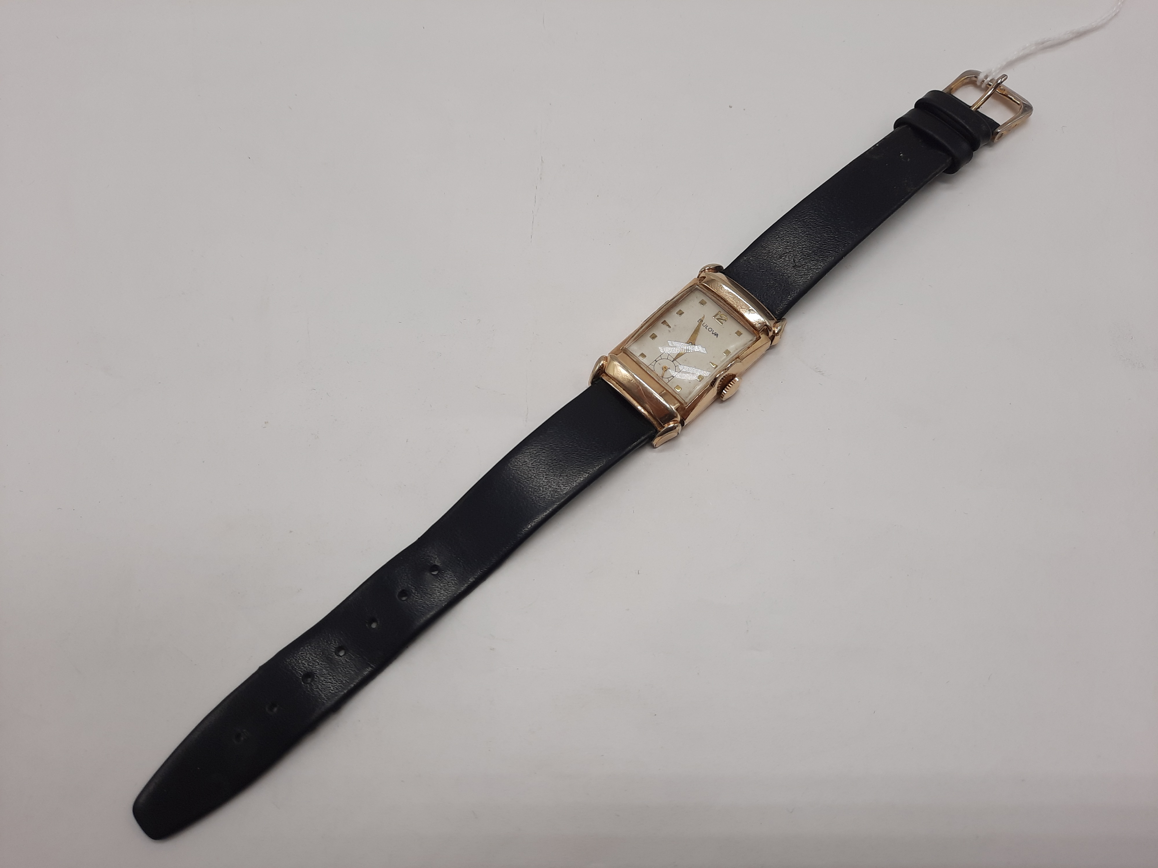 BULOVA GOLD PLATED WRISTWATCH - WORKING