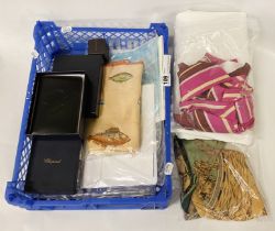 QTY CHOPARD ITEMS INCL. KEYRING, WALLET, SCARVES, JEWELLERY LOUPE, LACOSTE JUMPER, FABERGE