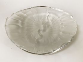 LALIQUE DISH - SLIGHT NICK UNDERNEATH 6.5CMS (H) APPROX