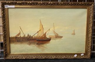 19TH CENTURY SIGNED SCOTTISH SCHOOL OIL ON CANVAS SLIGHT FLAKING IN 3 PLACES BUT ONLY SMALL 50CMS